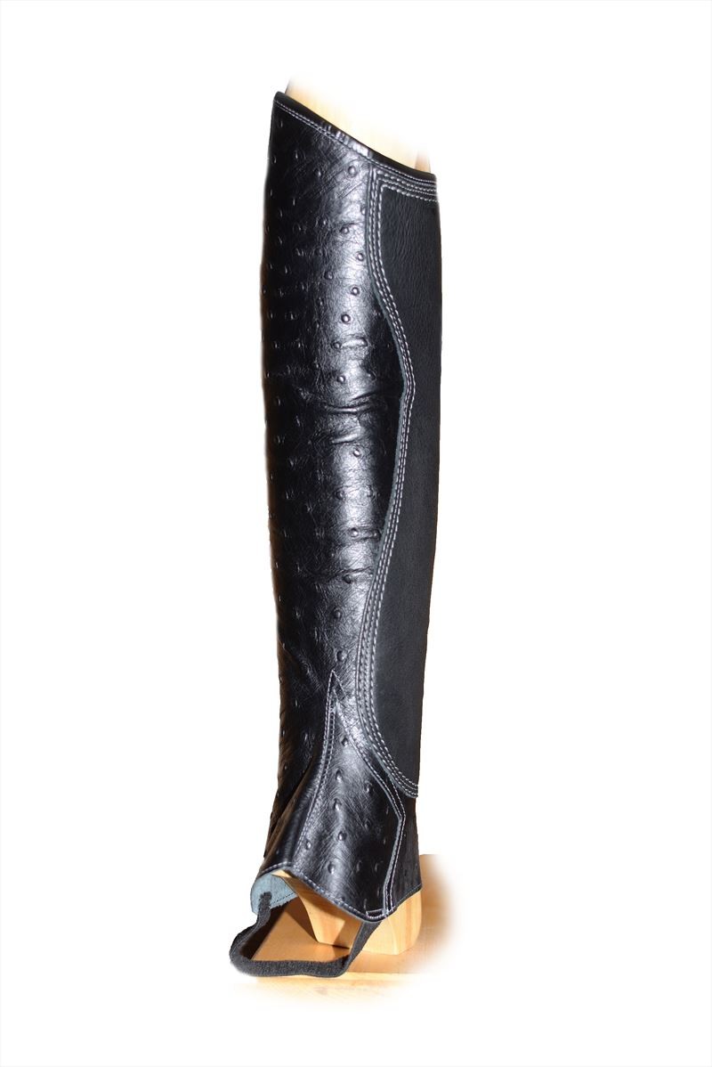 Secchiari Chaps Black Ostrich Secchiari Chaps Black Ostrich