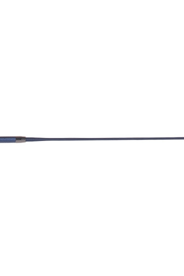 Qhp Springzweep spiraal kleur blauw, 65 cm lang, toegestaan voor wedstrijden.
