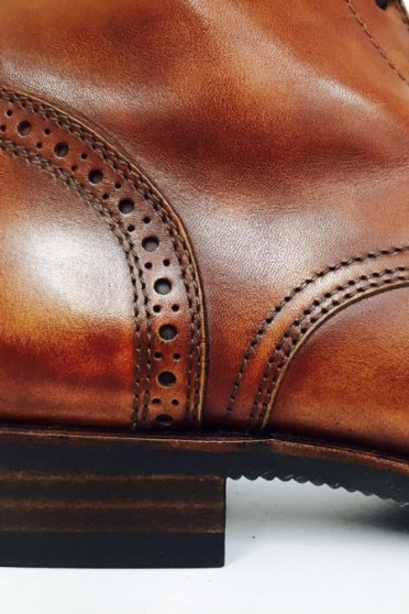Secchiari Jodhpurs Antique Brown with Brogue Secchiari Jodhpurs Antique Brown with Brogue