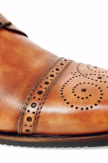 Secchiari Jodhpurs Antique Brown with Brogue Secchiari Jodhpurs Antique Brown with Brogue