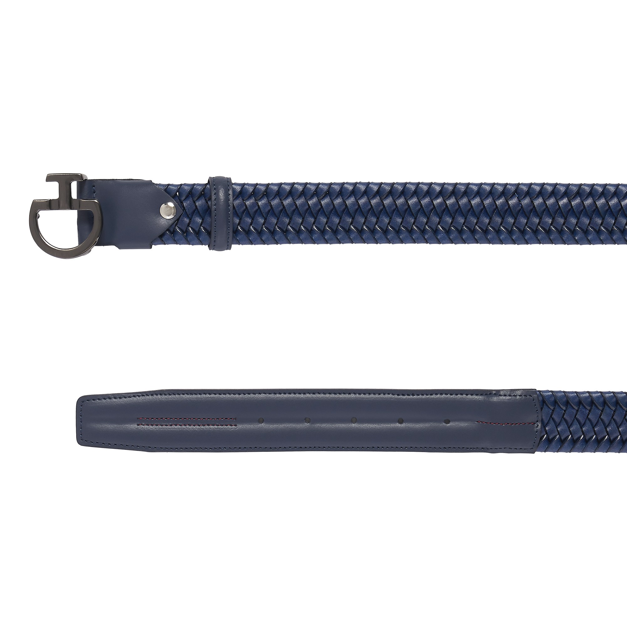 Men's Elastic Leather Navy With Grey Cavalleria Toscana