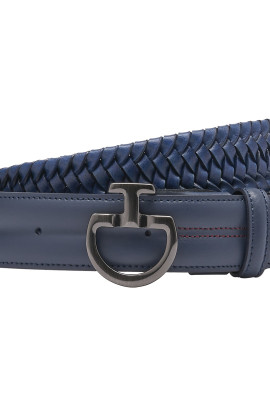 Men's Elastic Leather Navy With Grey Cavalleria Toscana