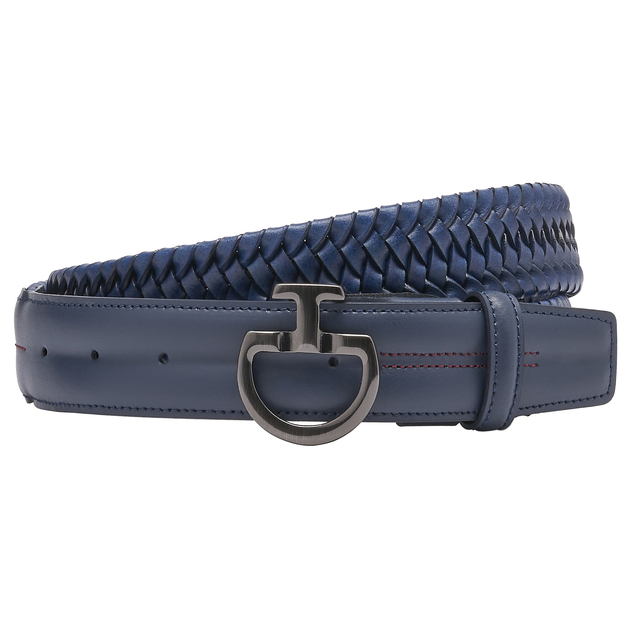 Men's Elastic Leather Navy With Grey Cavalleria Toscana