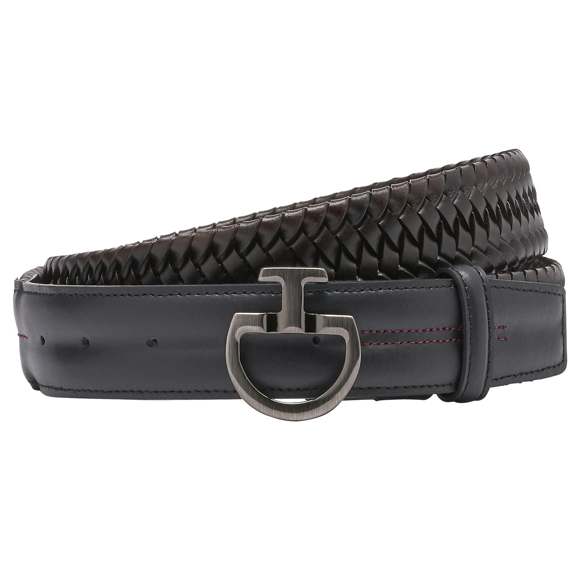 Men's Elastic Leather Brown With Black Cavalleria Toscana