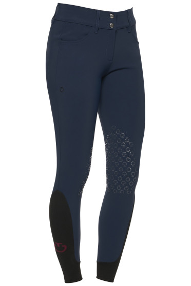 American Riding Breeches Knee Grip Blue Cavalleria Toscana American Riding Breeches Knee Grip Blue Cavalleria Toscana