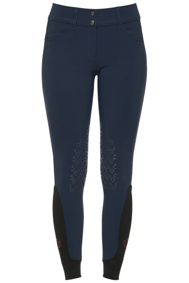 American Riding Breeches Knee Grip Blue Cavalleria Toscana American Riding Breeches Knee Grip Blue Cavalleria Toscana