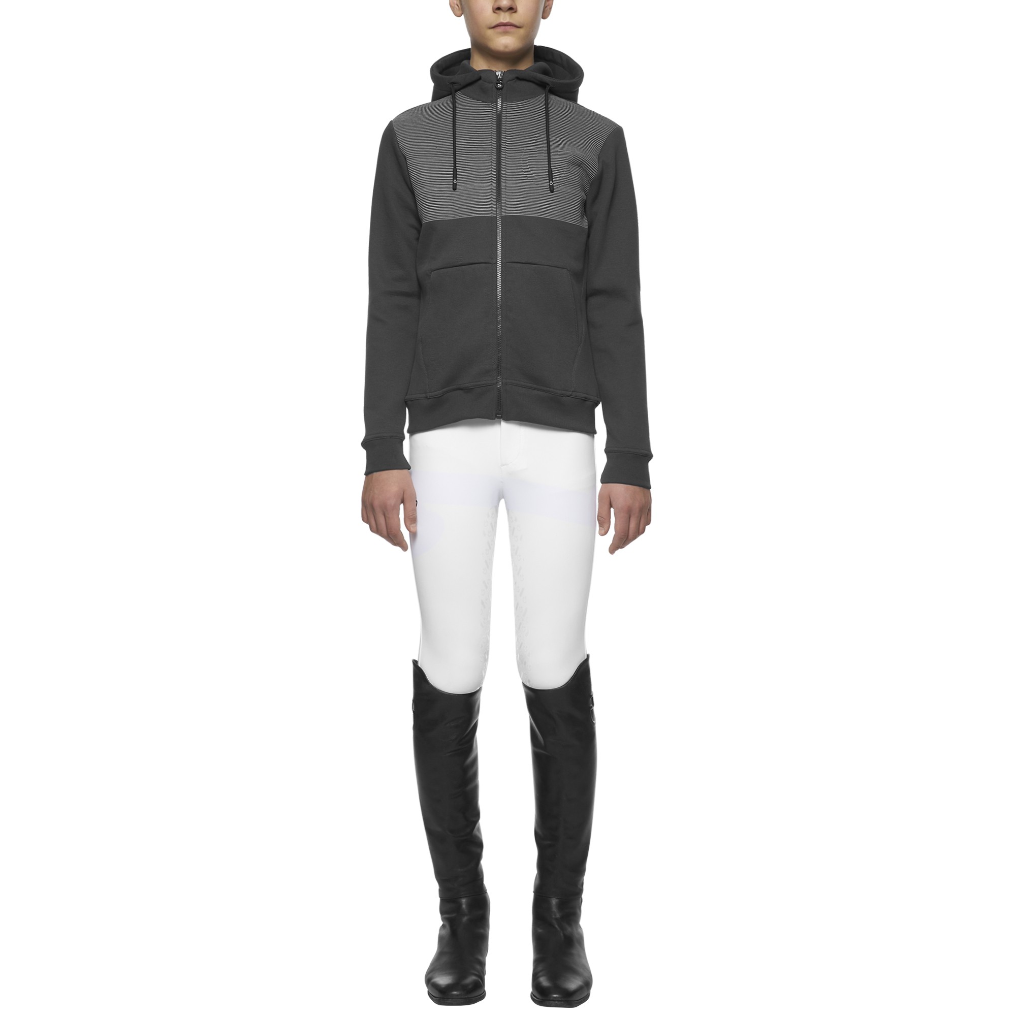 3D CT Print Hooded Zip Sweatshirt Grey Cavalleria Toscana 3D CT Print Hooded Zip Sweatshirt Grey Cavalleria Toscana