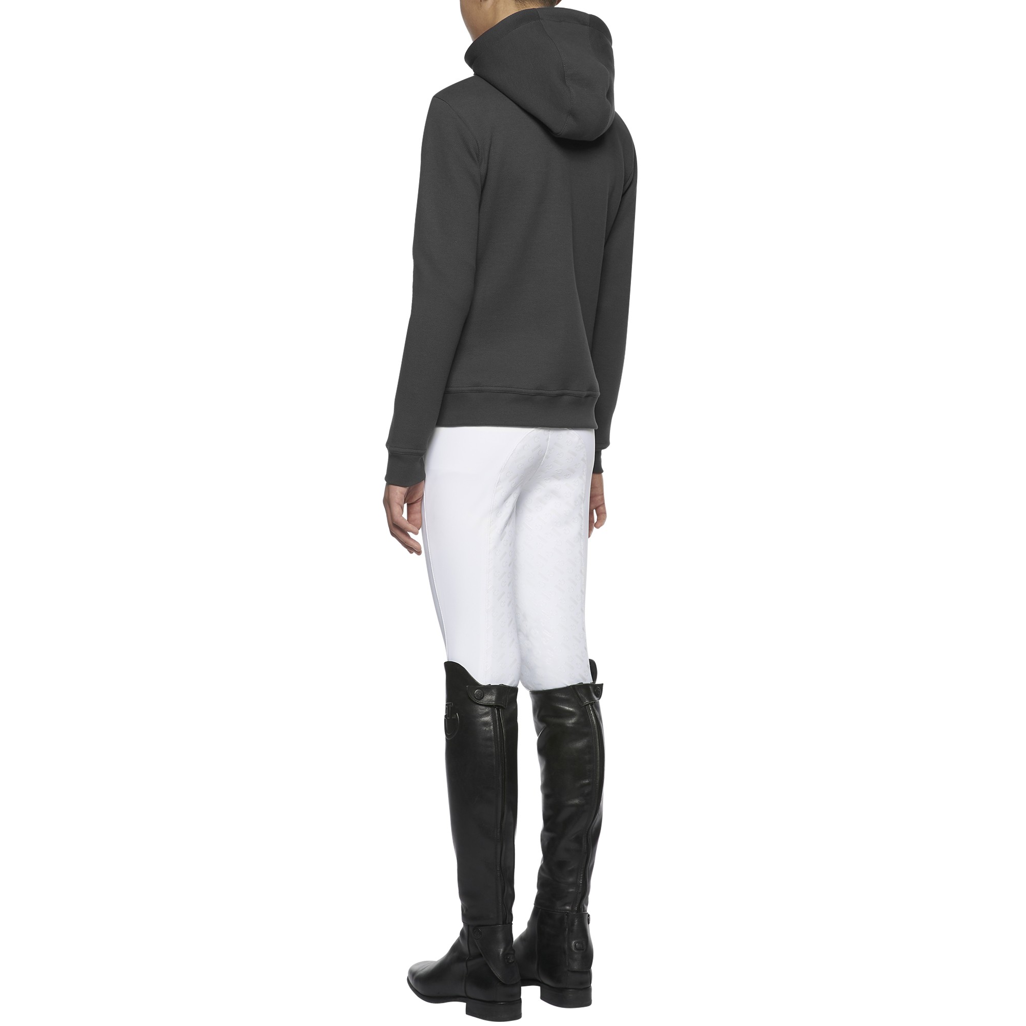 3D CT Print Hooded Zip Sweatshirt Grey Cavalleria Toscana 3D CT Print Hooded Zip Sweatshirt Grey Cavalleria Toscana