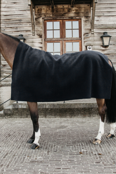 Kentucky Horsewear Fleece Rug Square Black Kentucky Horsewear Fleece Rug Square Black