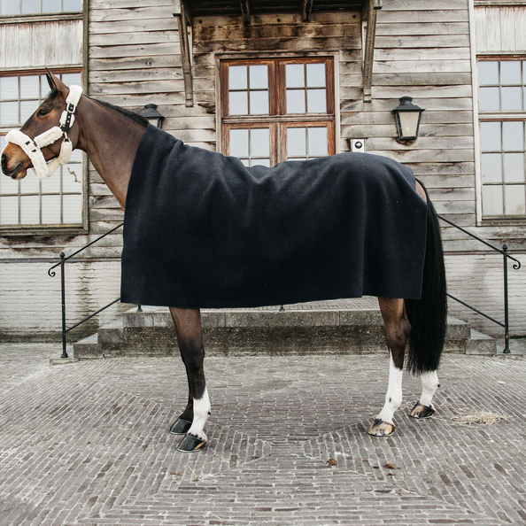 Kentucky Horsewear Fleece Rug Square Black Kentucky Horsewear Fleece Rug Square Black