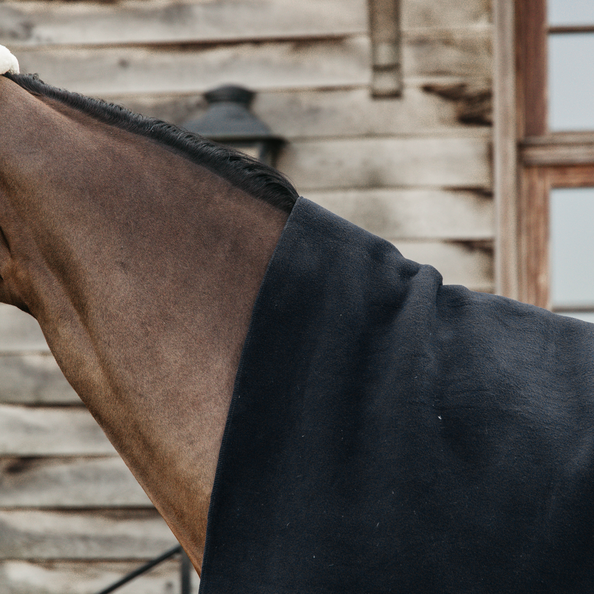 Kentucky Horsewear Fleece Rug Square Black Kentucky Horsewear Fleece Rug Square Black
