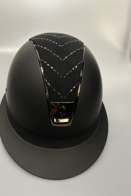 Miss Shield Shadowmatt Black - Chevron Black Top - Cuir Black Band Miss Shield Shadowmatt Black - Chevron Black Top - Cuir Black Band