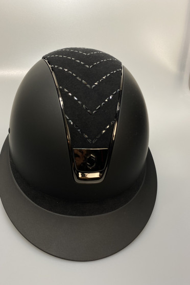 Miss Shield Shadowmatt Black - Chevron Black Top - Cuir Black Band Miss Shield Shadowmatt Black - Chevron Black Top - Cuir Black Band