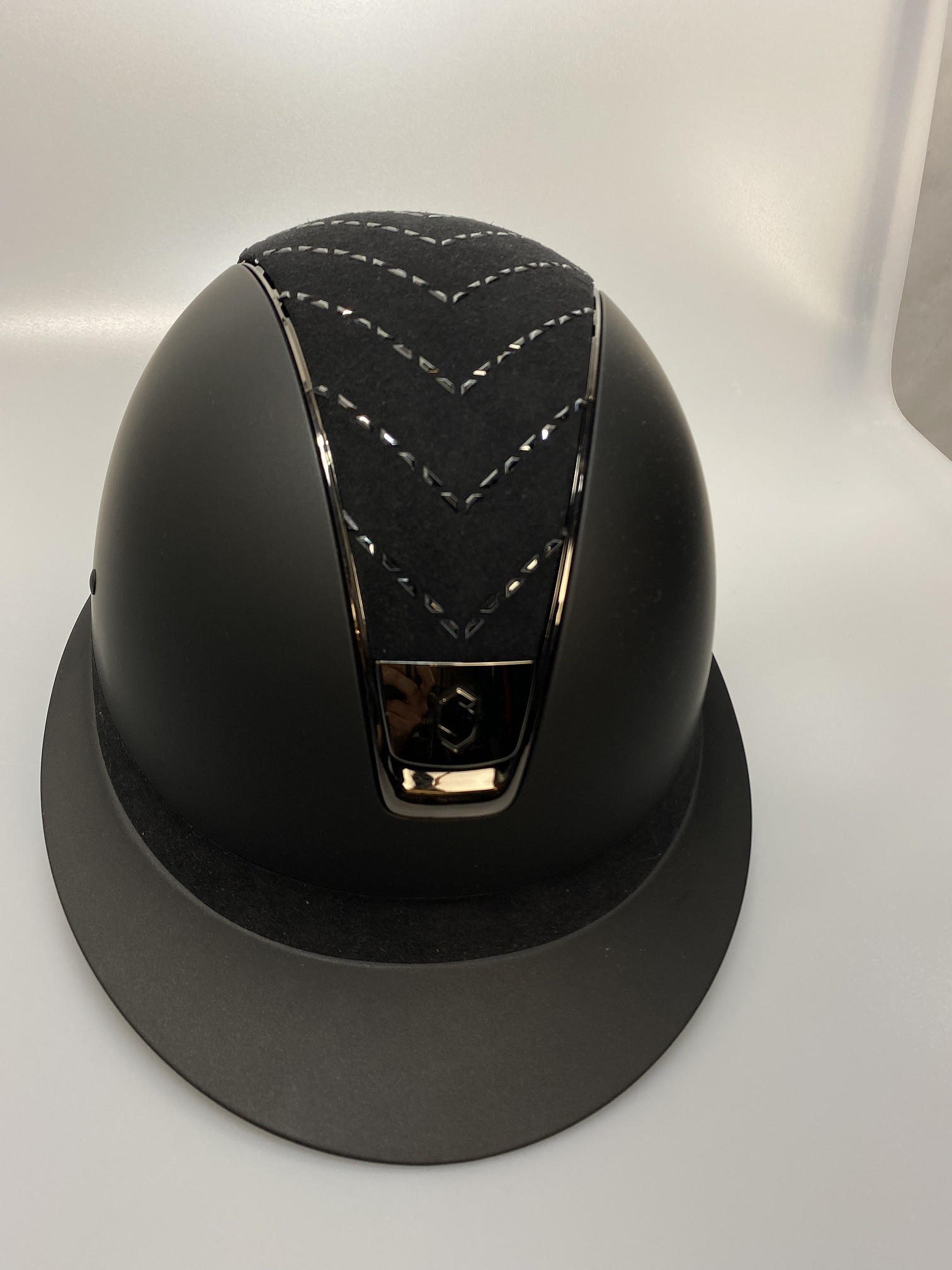 Miss Shield Shadowmatt Black - Chevron Black Top - Cuir Black Band Miss Shield Shadowmatt Black - Chevron Black Top - Cuir Black Band
