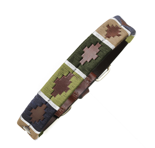 Ridershouse Pampeano Leather Dog Collar Caza in the Argentijnse style