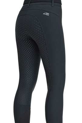 Women's Riding Breeches Ciref Full Grip Black Equiline Women's Riding Breeches Ciref Full Grip Black Equiline