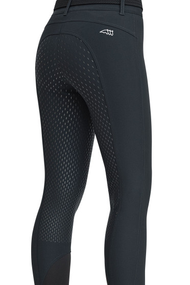 Women's Riding Breeches Ciref Full Grip Black Equiline Women's Riding Breeches Ciref Full Grip Black Equiline