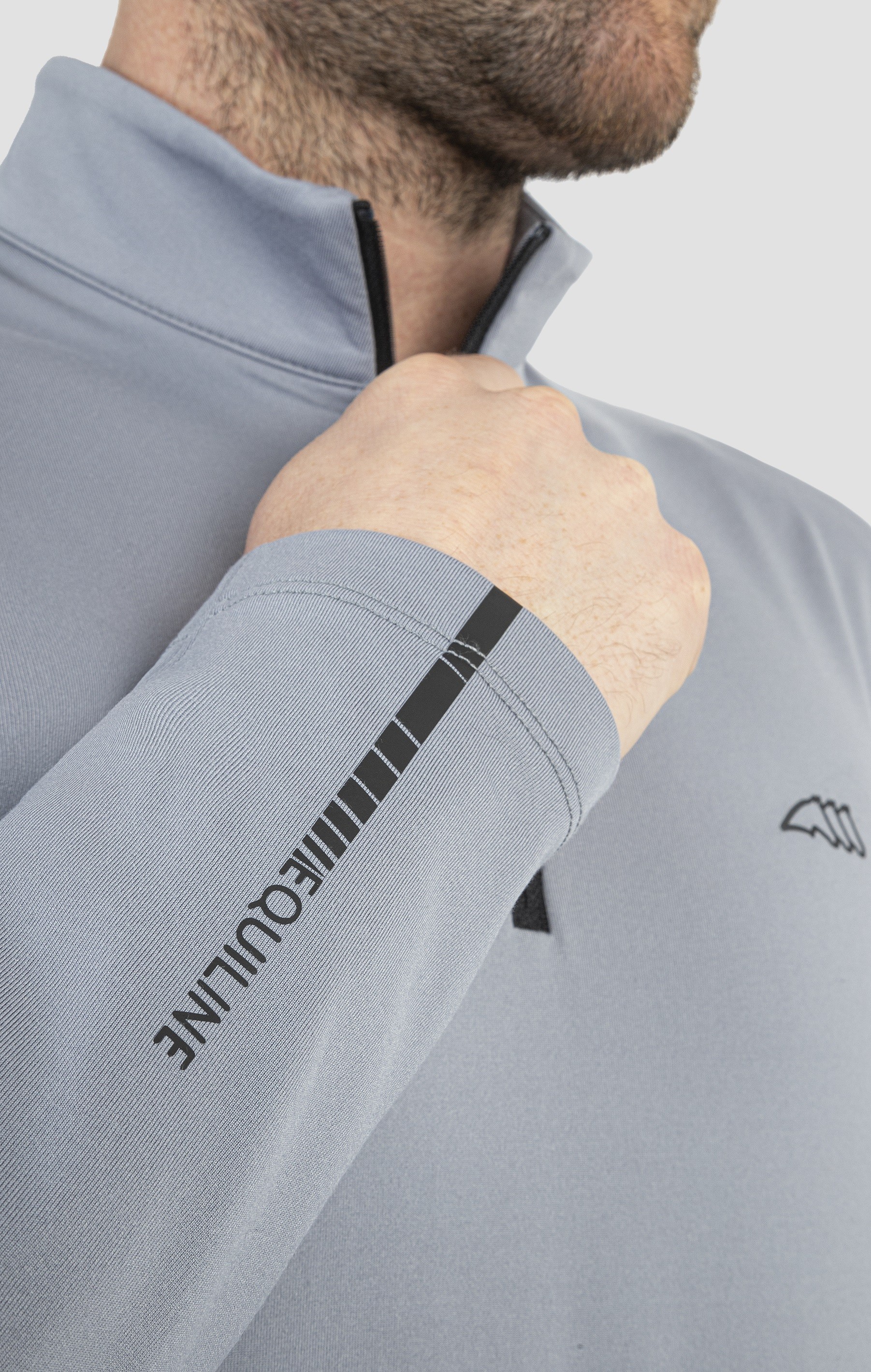 Equiline Men's Second Skin Chidic Graffiti Grey Equiline Men's Second Skin Chidic Graffiti Grey