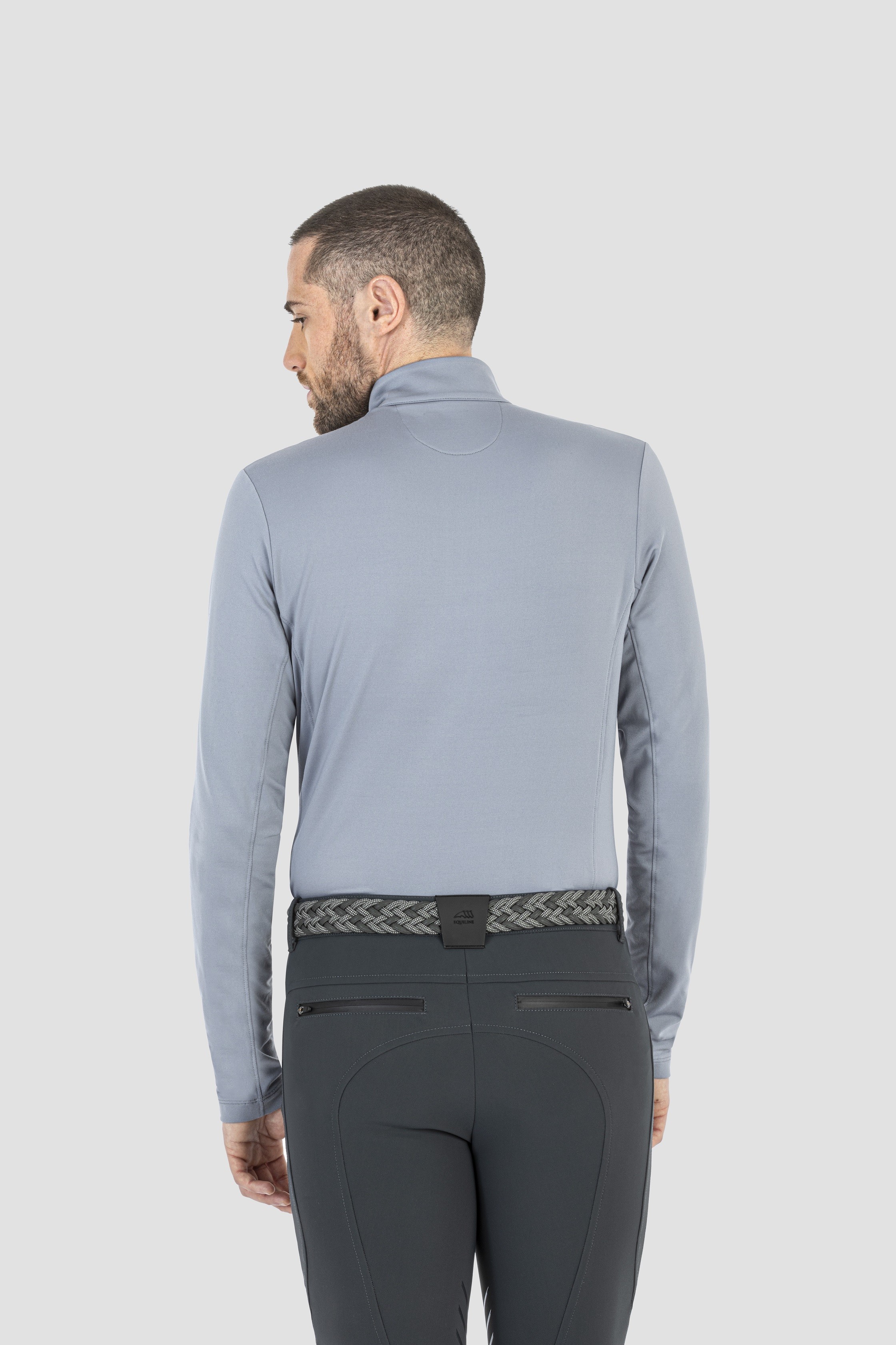 Equiline Men's Second Skin Chidic Graffiti Grey Equiline Men's Second Skin Chidic Graffiti Grey