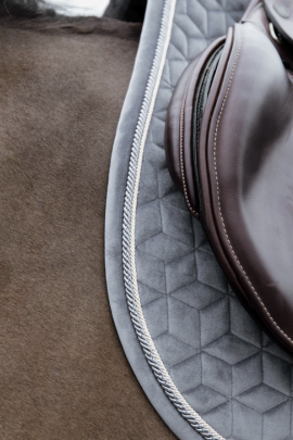 Kentucky Horsewear Saddle Pad Baic Velvet Jumping Kentucky Horsewear Saddle Pad Baic Velvet Jumping