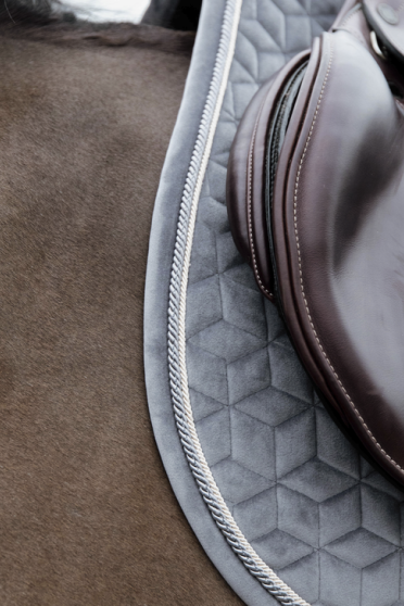 Kentucky Horsewear Saddle Pad Baic Velvet Jumping Kentucky Horsewear Saddle Pad Baic Velvet Jumping