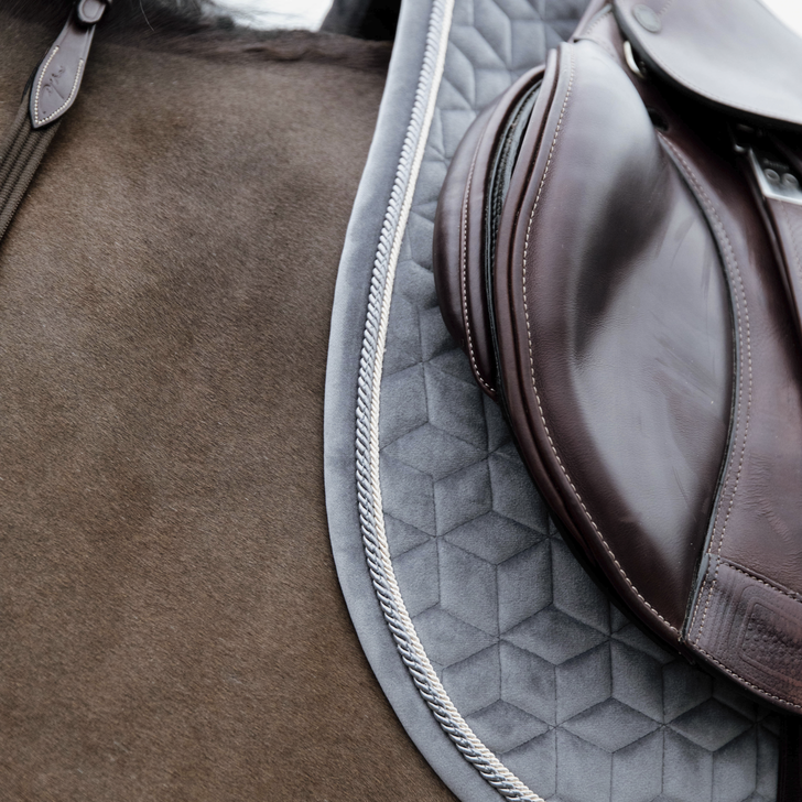 Kentucky Horsewear Saddle Pad Baic Velvet Jumping Kentucky Horsewear Saddle Pad Baic Velvet Jumping