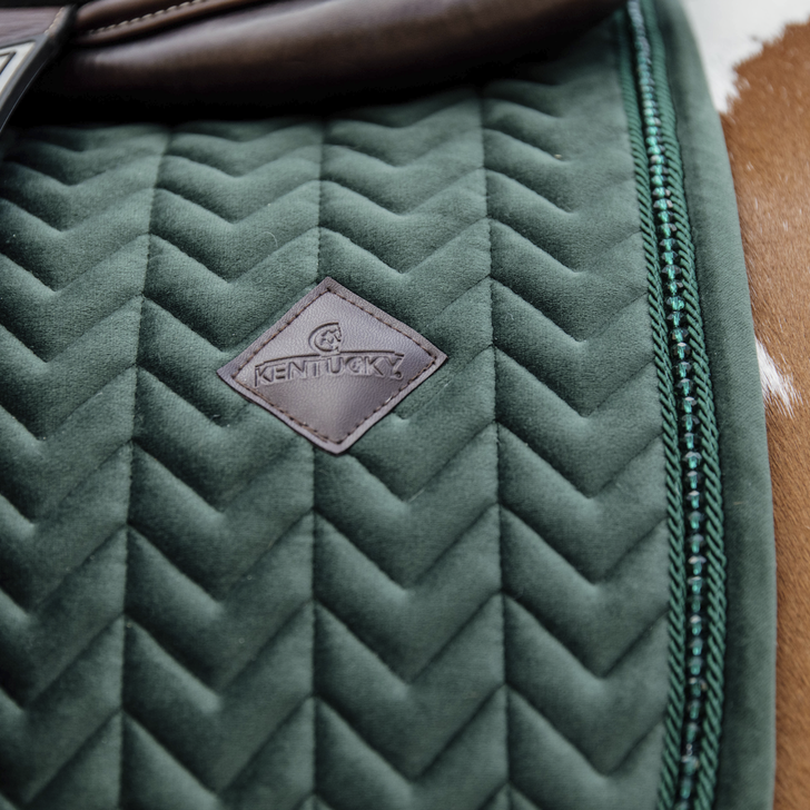 Kentucky Horsewear Saddle Pad Velvet Pearls Jumping Kentucky Horsewear Saddle Pad Velvet Pearls Jumping