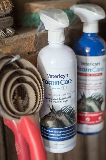 Vetericyn FoamCare Paardenshampoo voor ieder haar type Vetericyn FoamCare Paardenshampoo voor ieder haar type