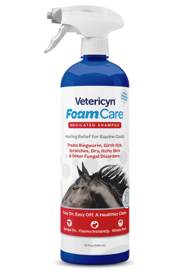 Vetericyn FoamCare Horse Shampoo, PH Neutral for every horse skin