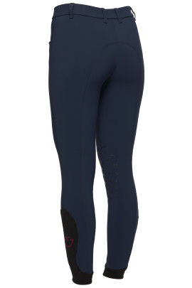 Jersey W/Perforated Print Breeches Blue Cavalleria Toscana Jersey W/Perforated Print Breeches Blue Cavalleria Toscana