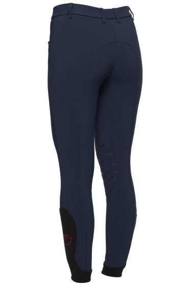 Jersey W/Perforated Print Breeches Blue Cavalleria Toscana Jersey W/Perforated Print Breeches Blue Cavalleria Toscana