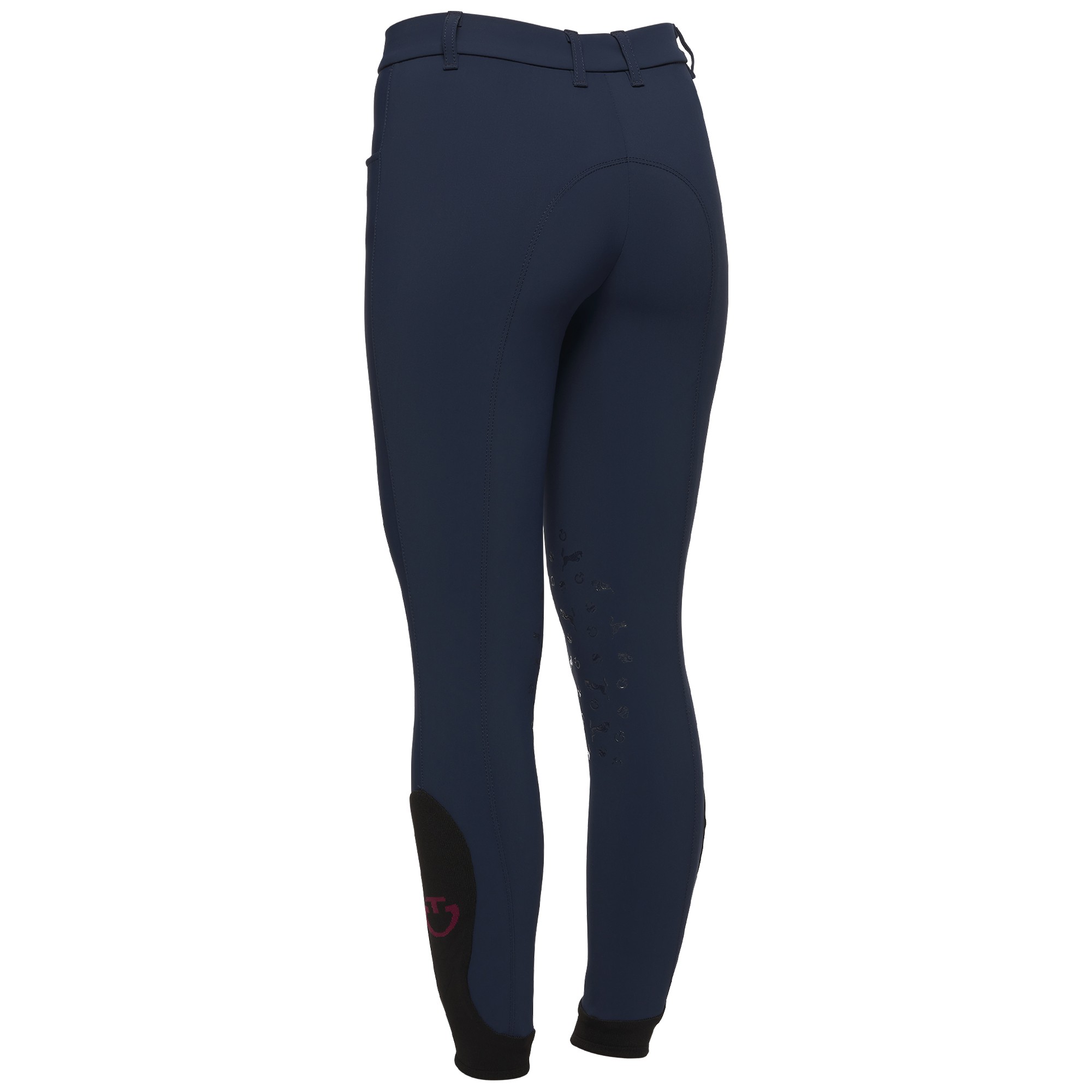 Jersey W/Perforated Print Breeches Blue Cavalleria Toscana Jersey W/Perforated Print Breeches Blue Cavalleria Toscana
