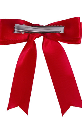 Waarschuwingsstrikje Met Knip in de kleur rood, om de omstandigers te waarschuwen Waarschuwingsstrikje Met Knip in de kleur rood, om de omstandigers te waarschuwen