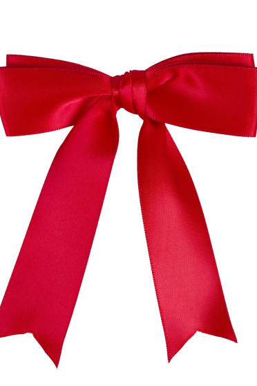 Waarschuwingsstrikje Met Knip in de kleur rood, om de omstandigers te waarschuwen Waarschuwingsstrikje Met Knip in de kleur rood, om de omstandigers te waarschuwen