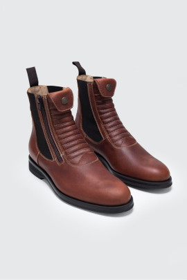 Secchiari Ankle Boot GP Elastic Hiro Ingrassato Cotto Rustiek, Riding Shoes