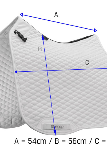 Stubben Streamline Dressage Pad Grey Stubben Streamline Dressage Pad Grey