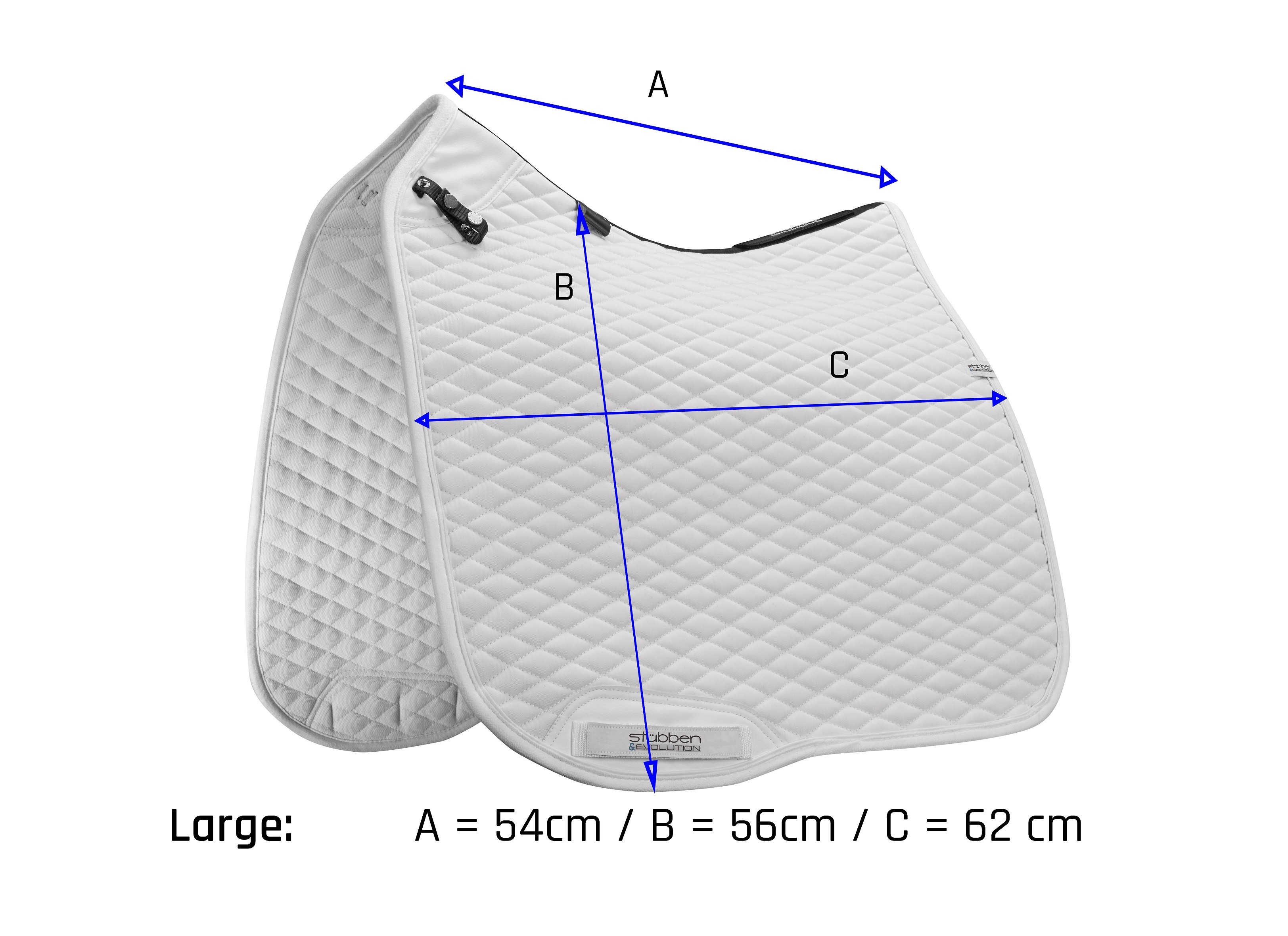 Stubben Streamline Dressage Pad Grey Stubben Streamline Dressage Pad Grey