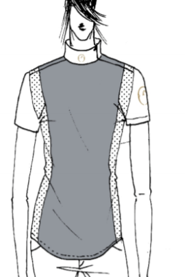 Vestrum Athene S/S Competition Shirt Dark Grey Vestrum Athene S/S Competition Shirt Dark Grey