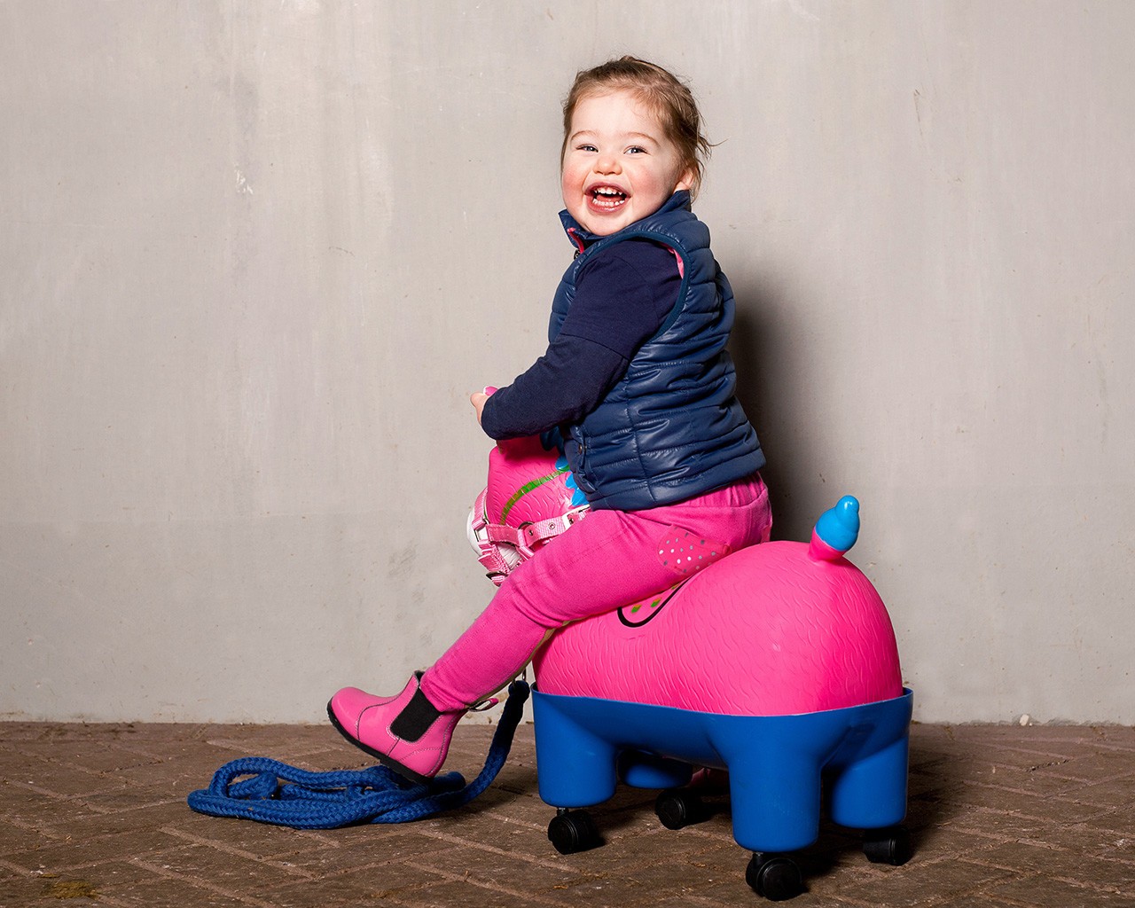 QHP rijbroek Junior Mickey Fuchsia QHP rijbroek Junior Mickey Fuchsia