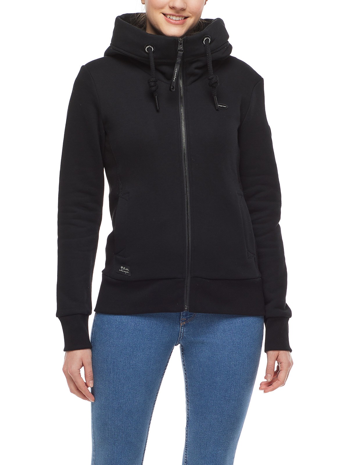 Ragwear Women's Sweatshirt Emer Black Ragwear Women's Sweatshirt Emer Black