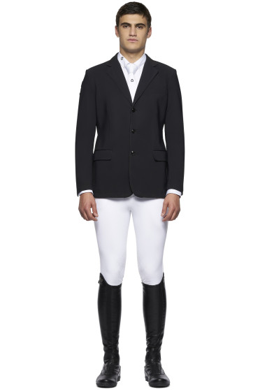 Cavalleria Toscana Men's GP Perforated Riding Jacket