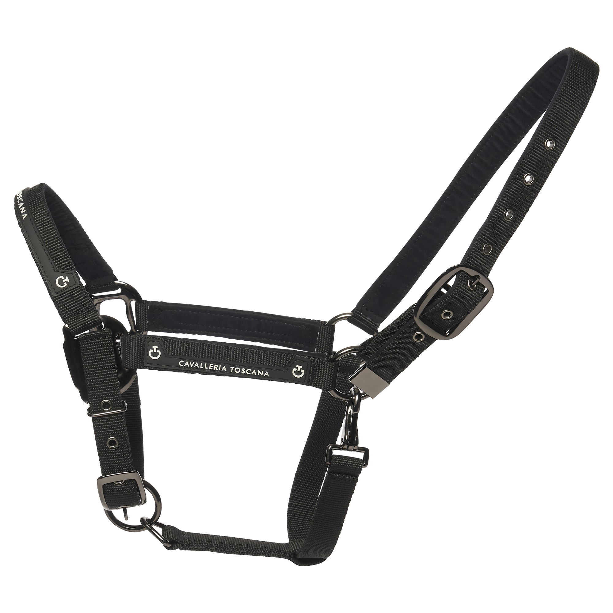 Cavalleria Toscana CT Adjustable Nylon Halter Black Cavalleria Toscana CT Adjustable Nylon Halter Black