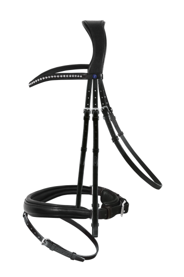 Passier Blue Spirit Anatomische Hoofdstel Met Aansnoer Neusriem Passier Blue Spirit Anatomische Hoofdstel Met Aansnoer Neusriem