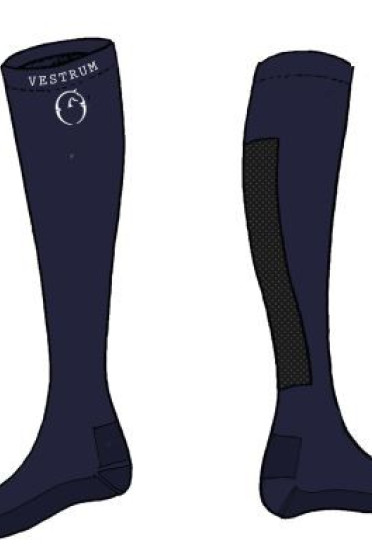 Vestrum Socks Villasimius Navy , Ultra dunne sokken perfect om uw wedstrijd outfit compleet te maken.