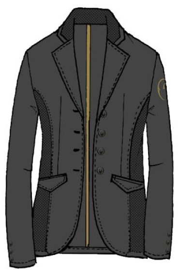 Vestrum Women's Competition Jacket Barcellona Black Vestrum Women's Competition Jacket Barcellona Black