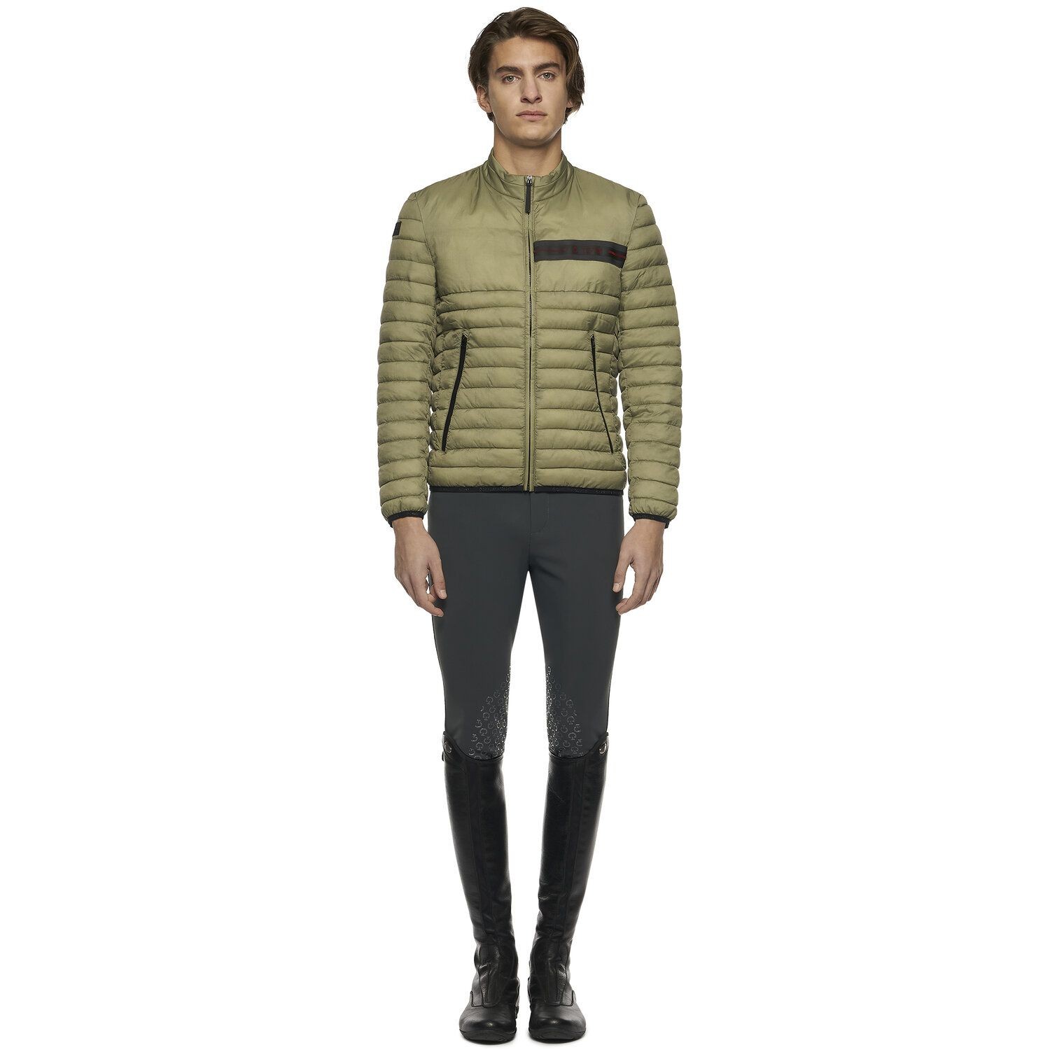 Cavalleria Toscana CT Team Red Stripe Quilted Jacket Cavalleria Toscana CT Team Red Stripe Quilted Jacket