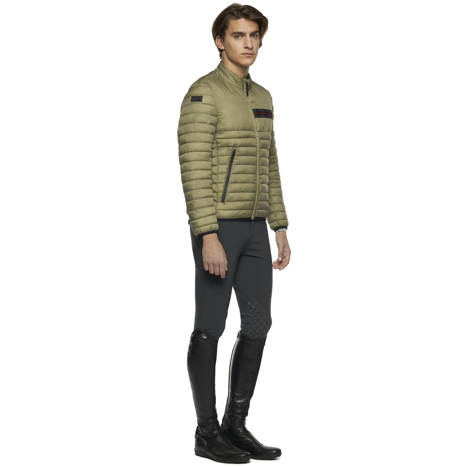 Cavalleria Toscana CT Team Red Stripe Quilted Jacket Cavalleria Toscana CT Team Red Stripe Quilted Jacket