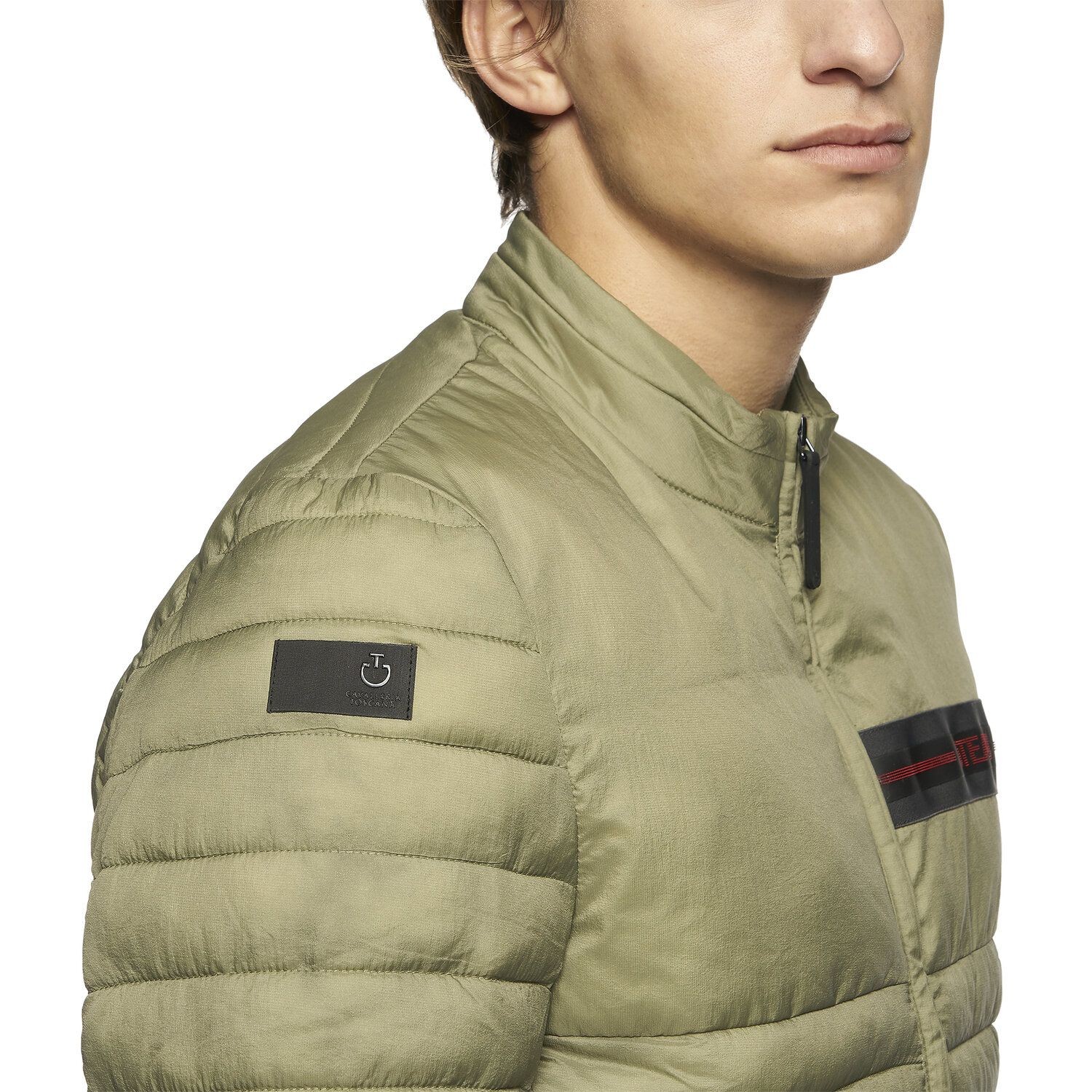 Cavalleria Toscana CT Team Red Stripe Quilted Jacket Cavalleria Toscana CT Team Red Stripe Quilted Jacket