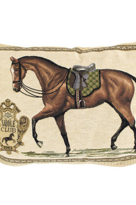 Mars & More Gobelin Cushion Saddle Horse 30*45CM - Green saddlepad Mars & More Gobelin Cushion Saddle Horse 30*45CM - Green saddlepad