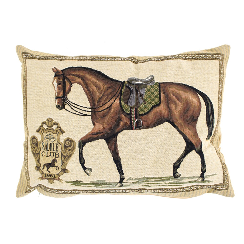 Mars & More Gobelin Cushion Saddle Horse 30*45CM - Green saddlepad Mars & More Gobelin Cushion Saddle Horse 30*45CM - Green saddlepad